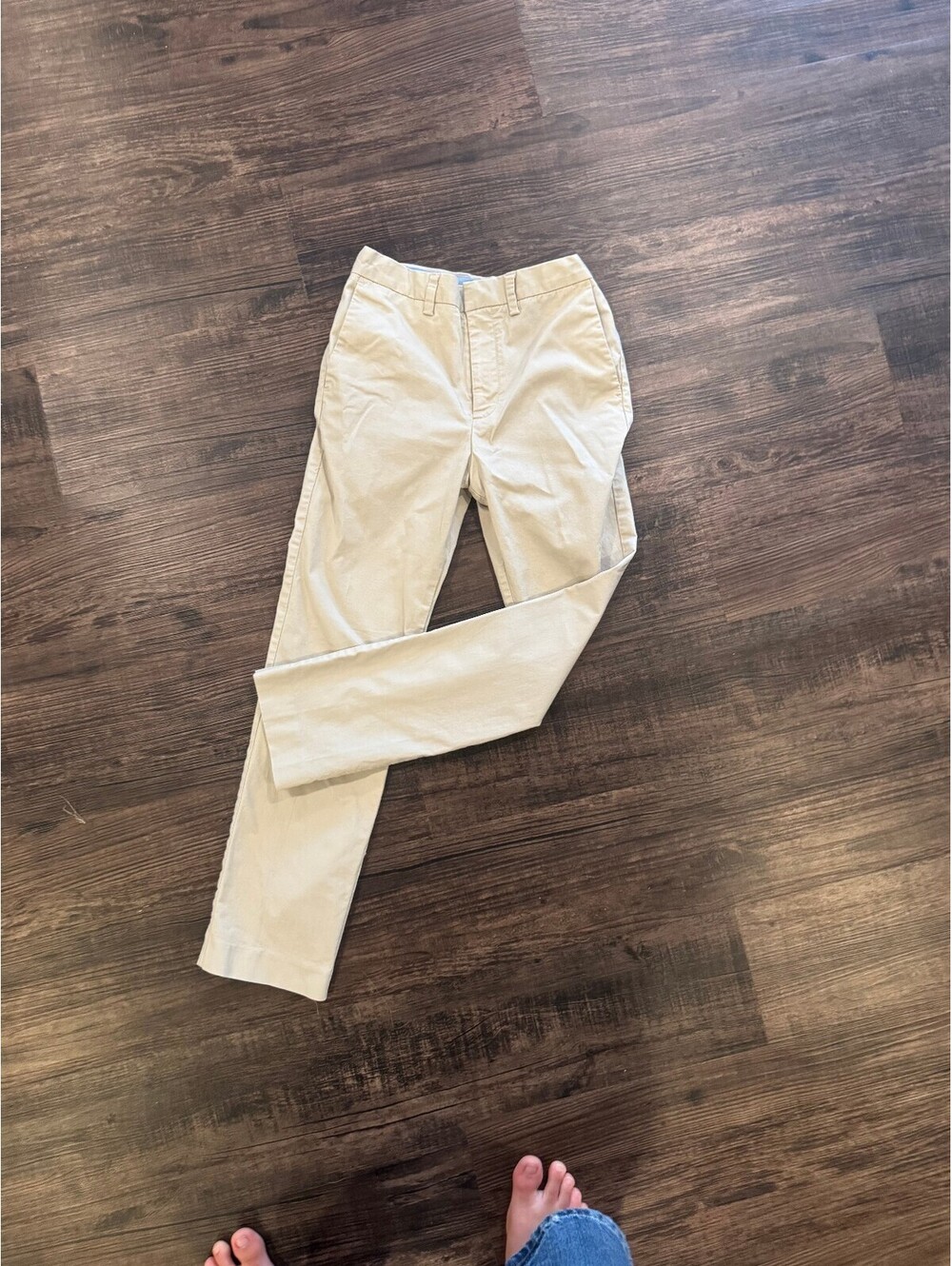 Crewcuts Thompson Boys Khaki Chino Pants Size 8 Adjustable Waist J.Crew